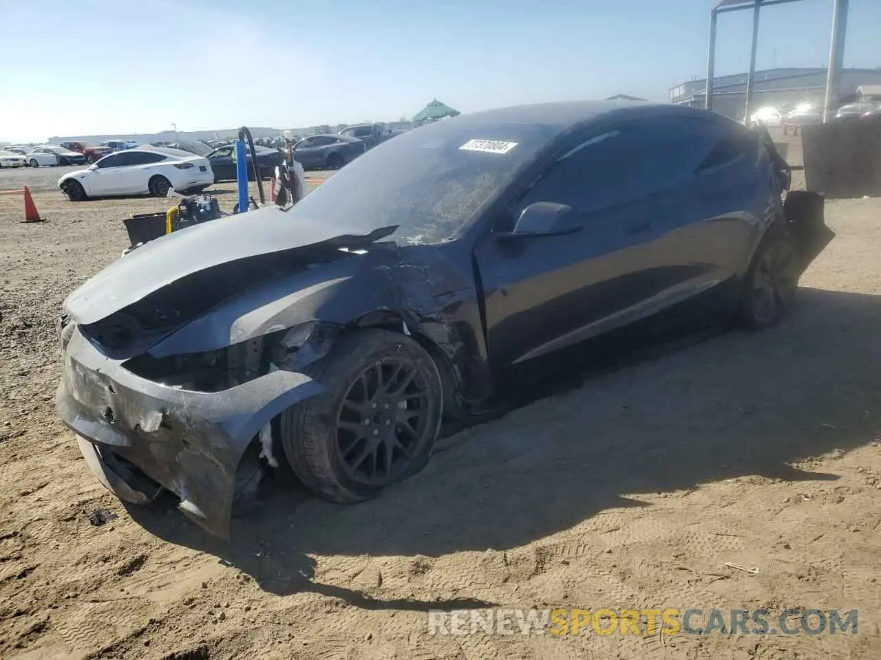 1 fotografías del automóvil dañado 5YJ3E1EA3RF746172 TESLA MODEL 3 2024