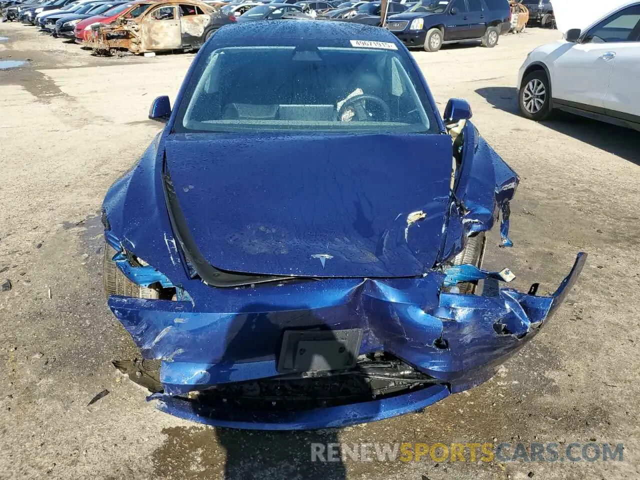 5 fotografías del automóvil dañado 5YJ3E1EA3RF746320 TESLA MODEL 3 2024