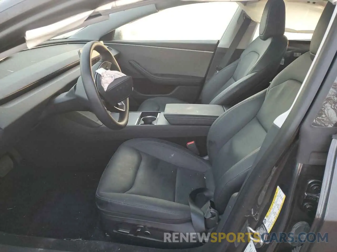 7 fotografías del automóvil dañado 5YJ3E1EA3RF756099 TESLA MODEL 3 2024