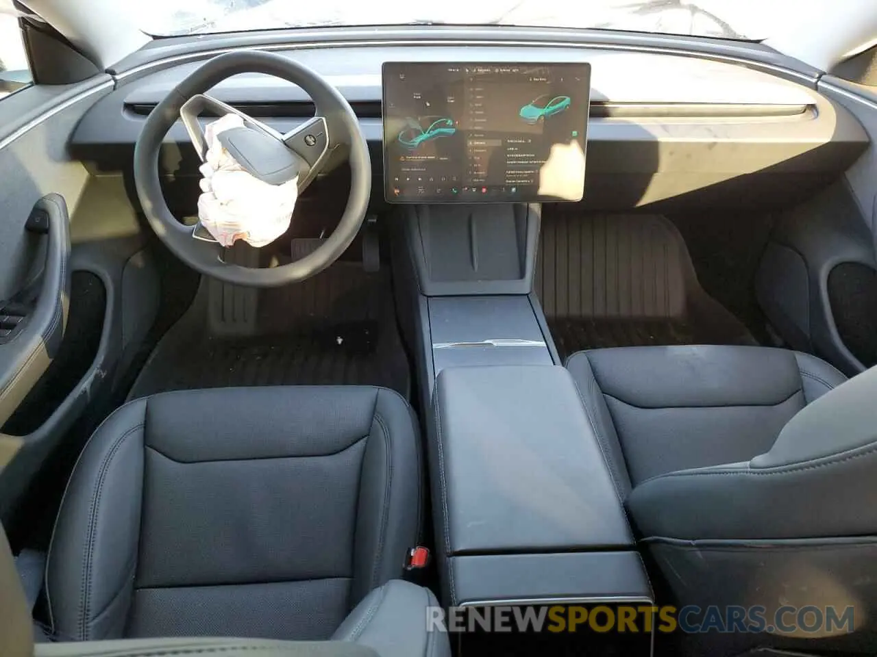 8 fotografías del automóvil dañado 5YJ3E1EA3RF767376 TESLA MODEL 3 2024