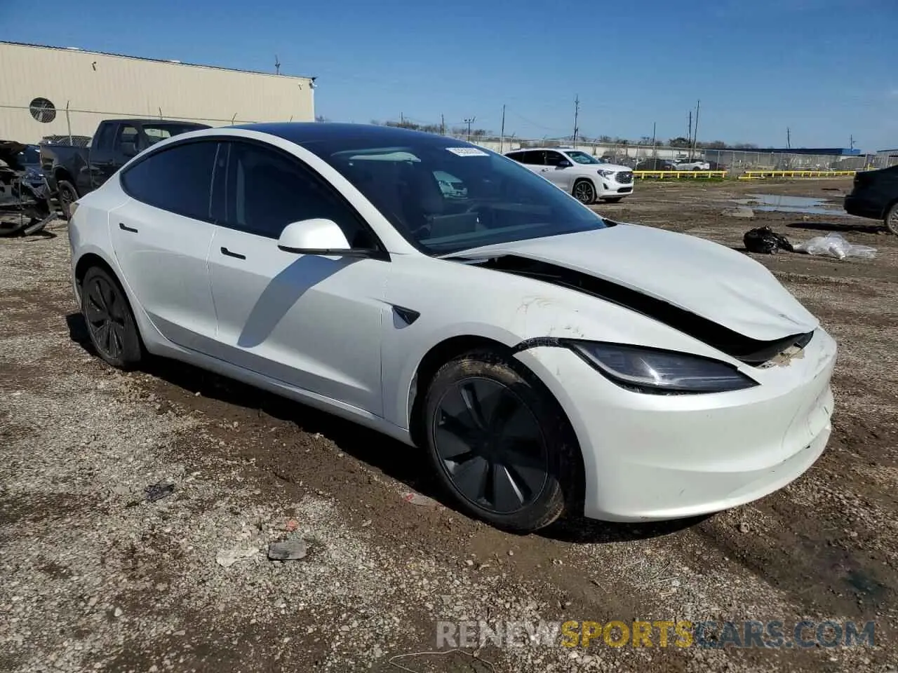 4 fotografías del automóvil dañado 5YJ3E1EA3RF769418 TESLA MODEL 3 2024
