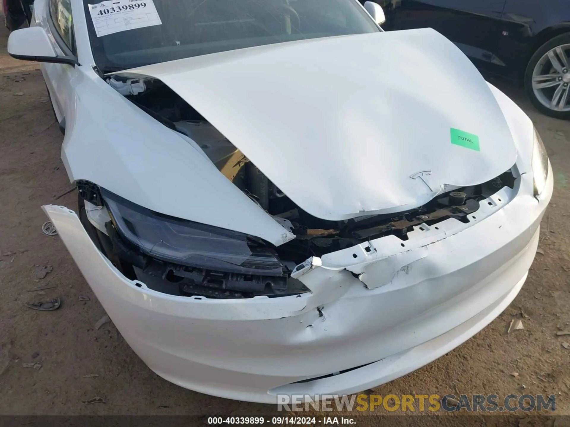 6 fotografías del automóvil dañado 5YJ3E1EA3RF823509 TESLA MODEL 3 2024