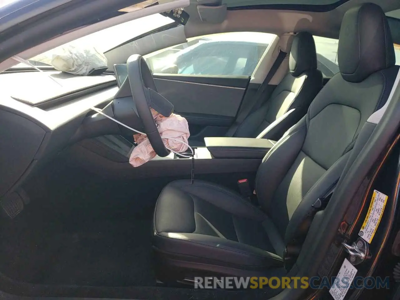 7 fotografías del automóvil dañado 5YJ3E1EA3RF827849 TESLA MODEL 3 2024