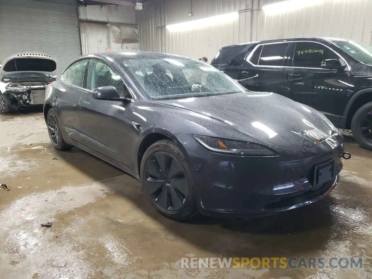 4 fotografías del automóvil dañado 5YJ3E1EA3RF836910 TESLA MODEL 3 2024