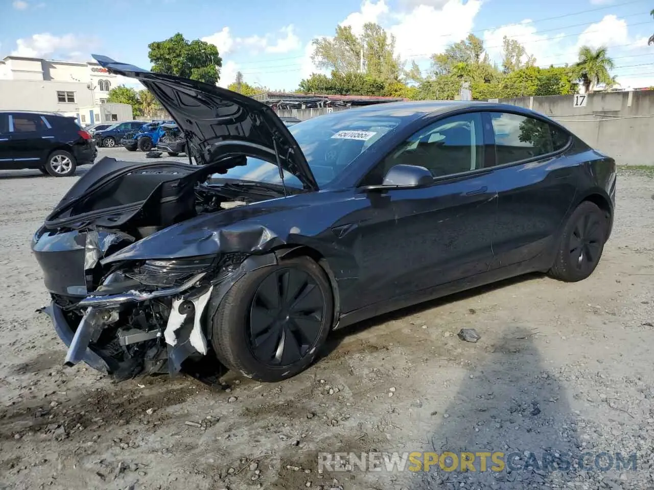 1 fotografías del automóvil dañado 5YJ3E1EA4RF727260 TESLA MODEL 3 2024