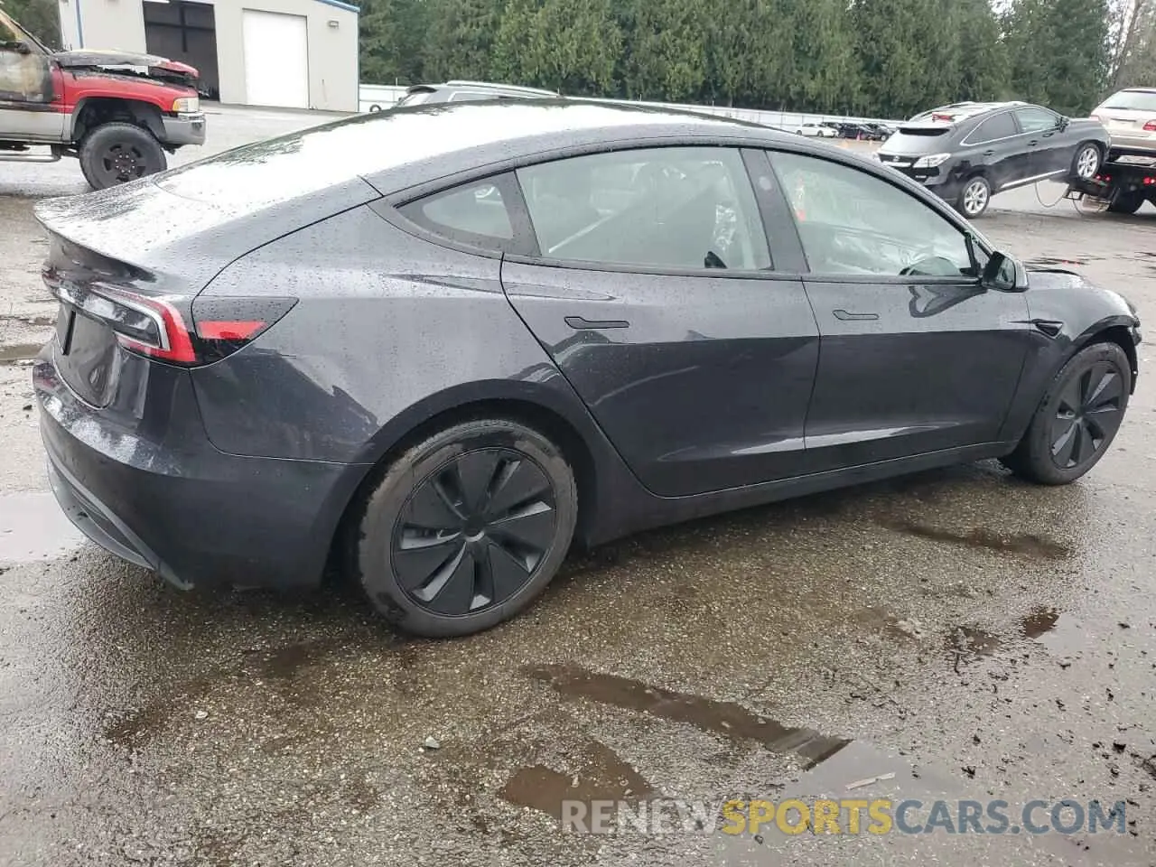 3 fotografías del automóvil dañado 5YJ3E1EA4RF730871 TESLA MODEL 3 2024