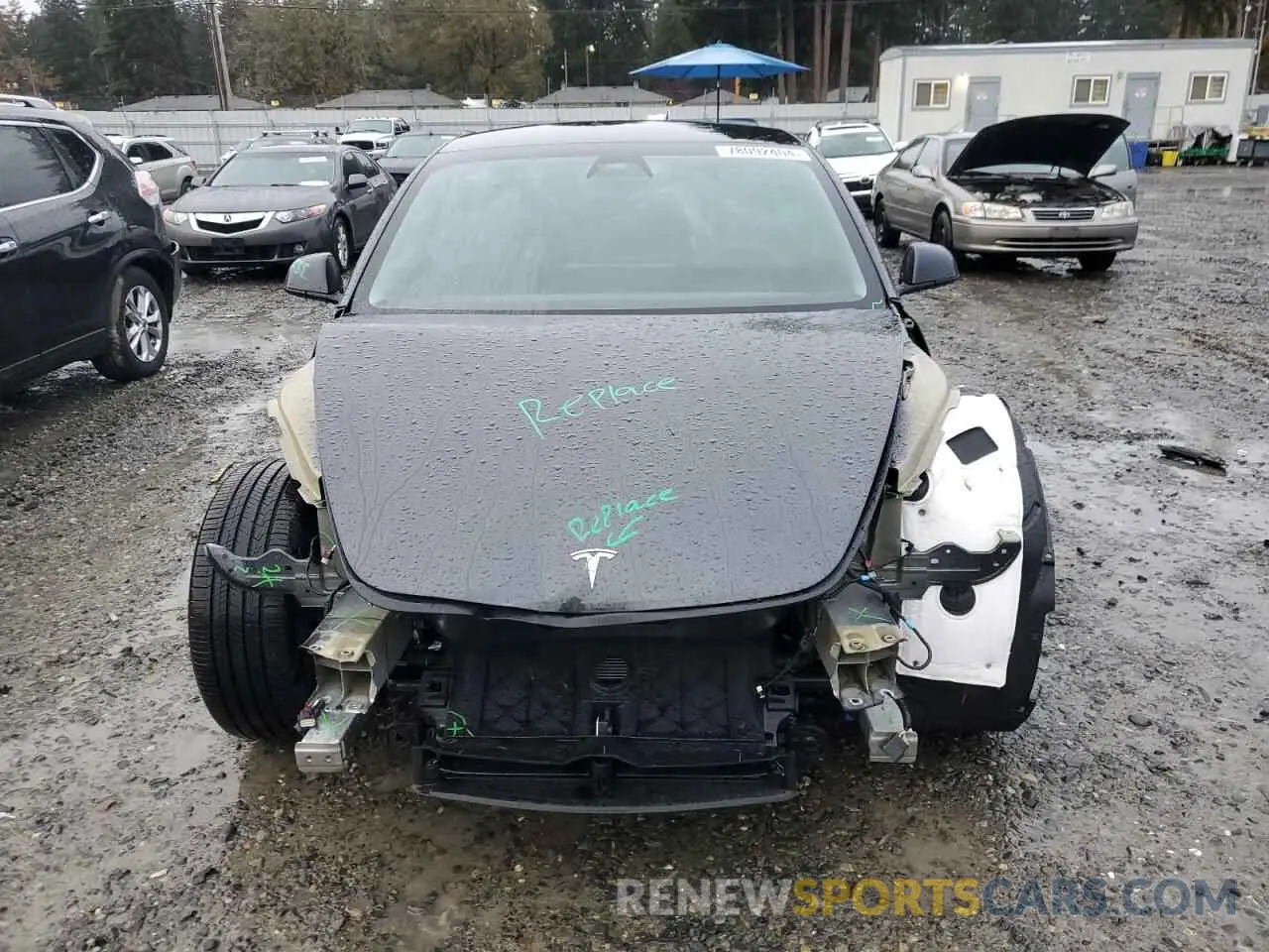 5 fotografías del automóvil dañado 5YJ3E1EA4RF736461 TESLA MODEL 3 2024