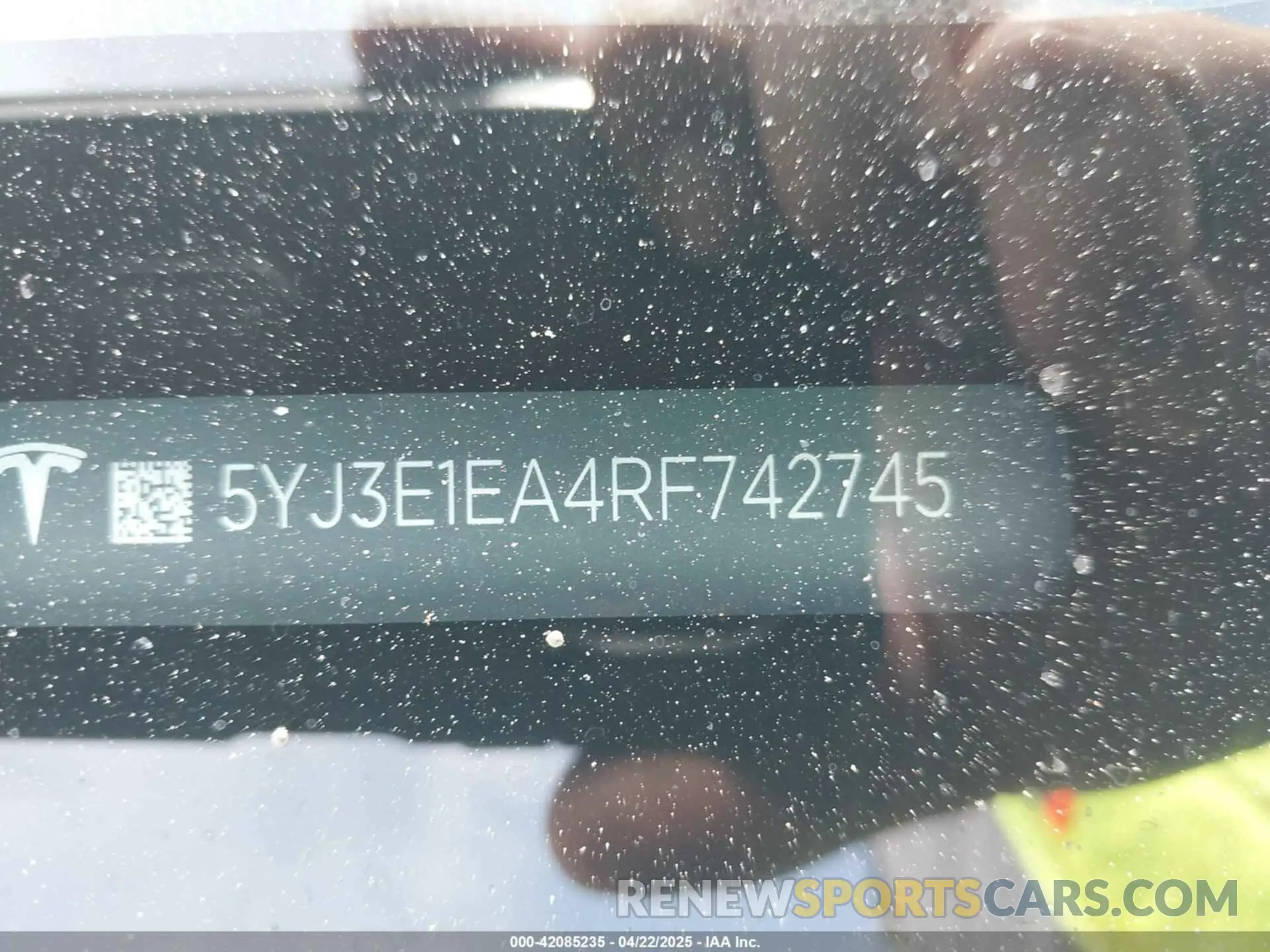 9 fotografías del automóvil dañado 5YJ3E1EA4RF742745 TESLA MODEL 3 2024
