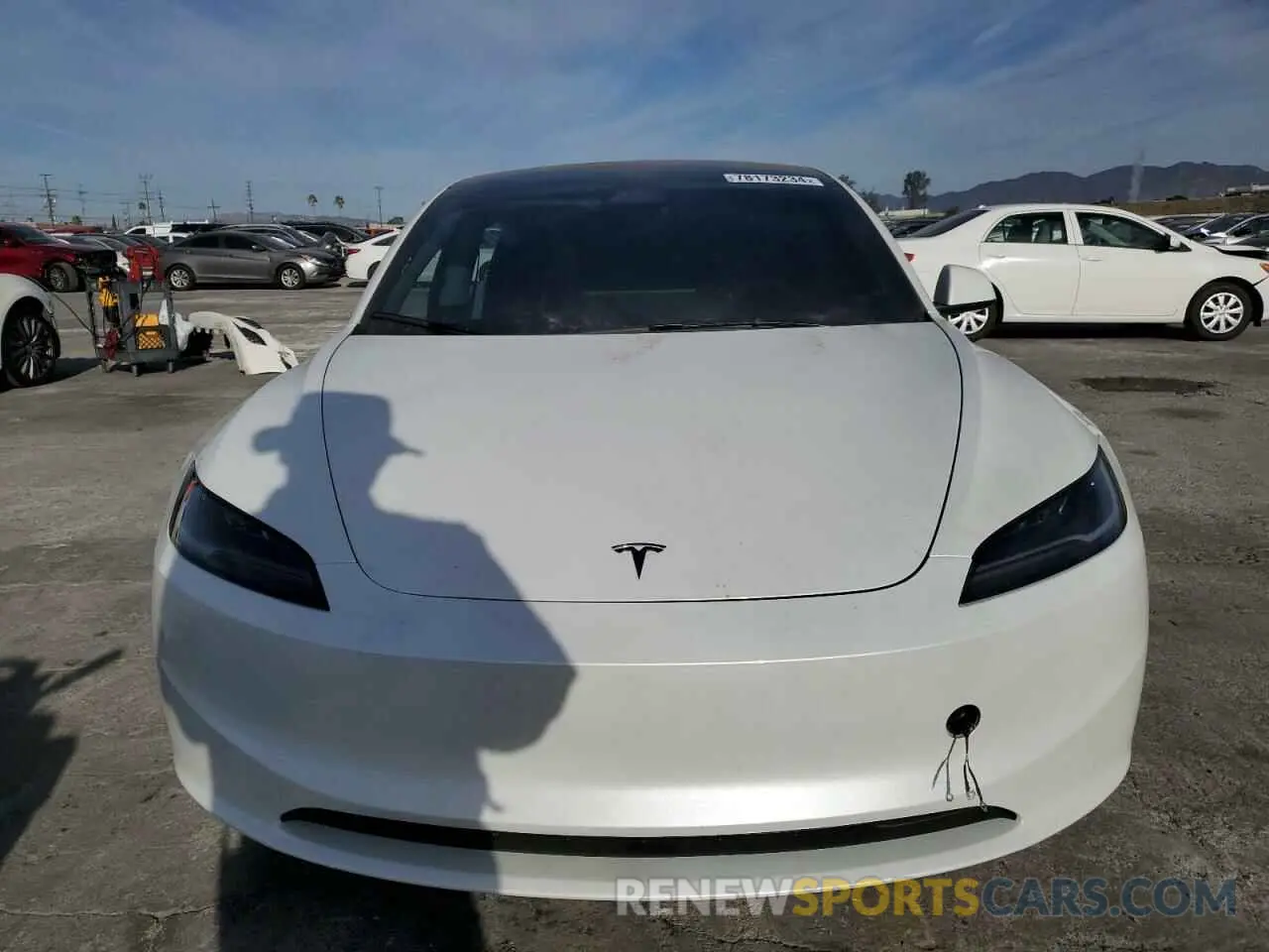 5 fotografías del automóvil dañado 5YJ3E1EA4RF784896 TESLA MODEL 3 2024