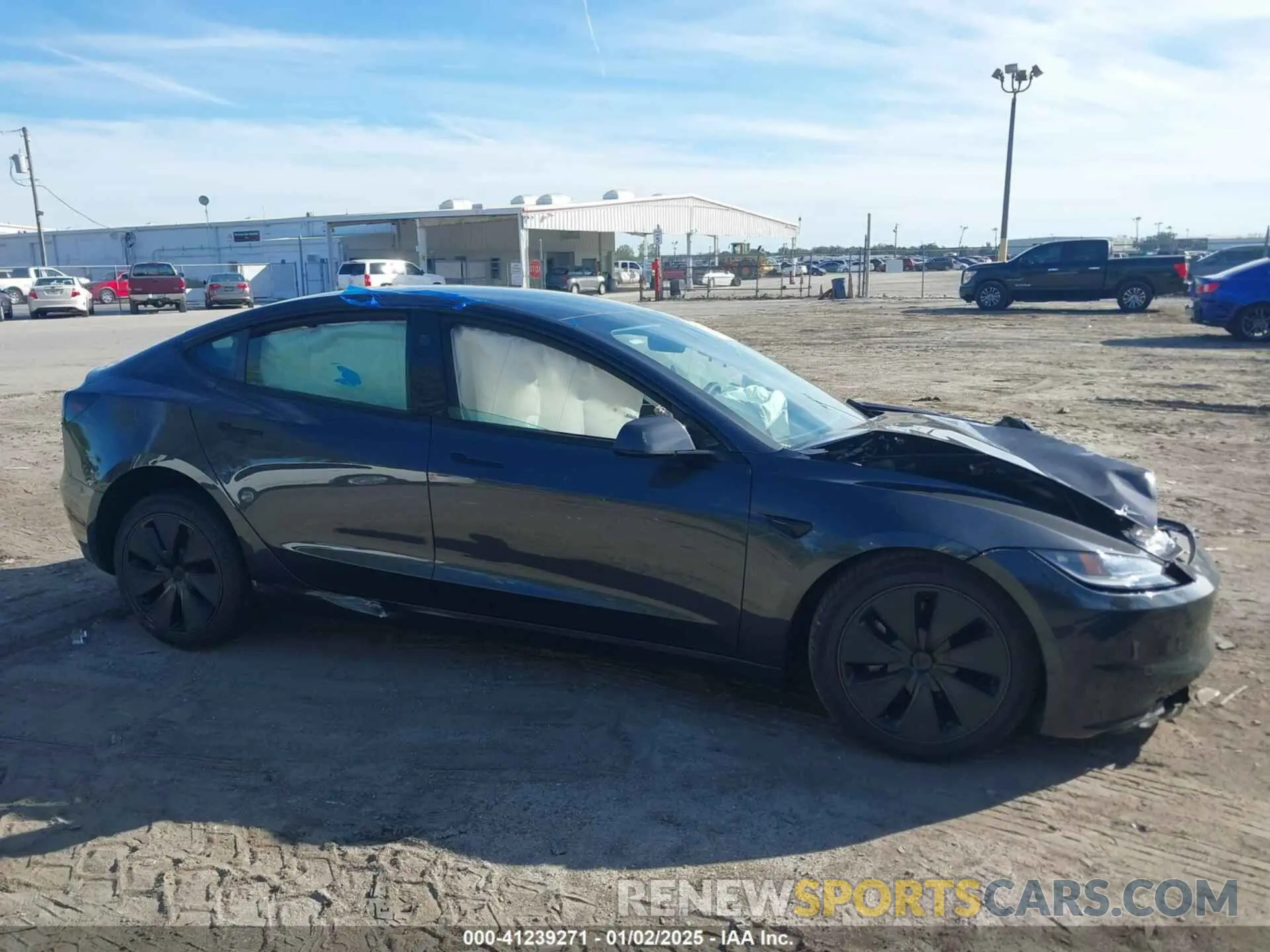 12 fotografías del automóvil dañado 5YJ3E1EA4RF823499 TESLA MODEL 3 2024