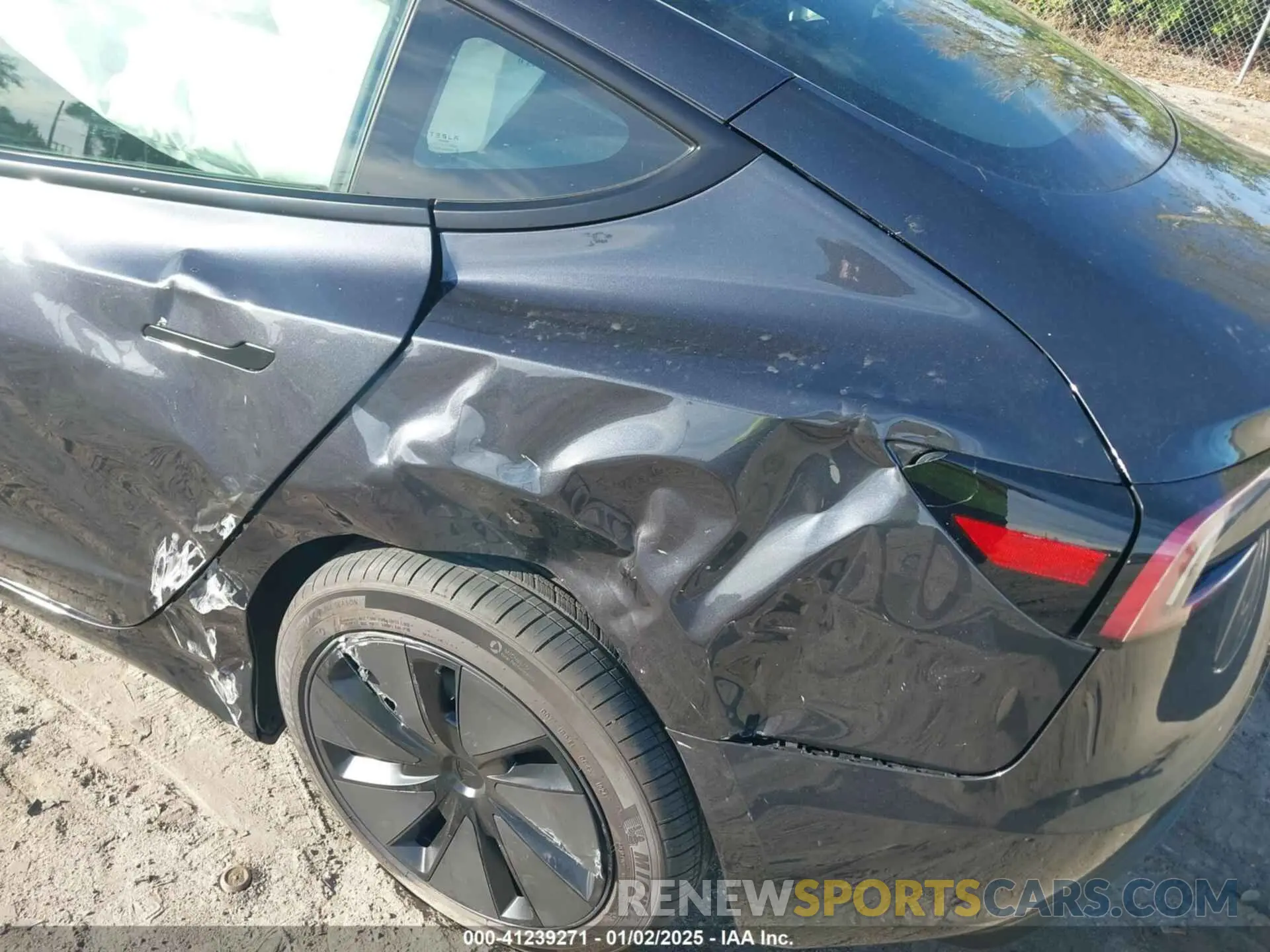 6 fotografías del automóvil dañado 5YJ3E1EA4RF823499 TESLA MODEL 3 2024