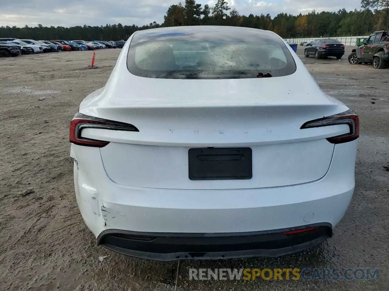 6 fotografías del automóvil dañado 5YJ3E1EA4RF825415 TESLA MODEL 3 2024