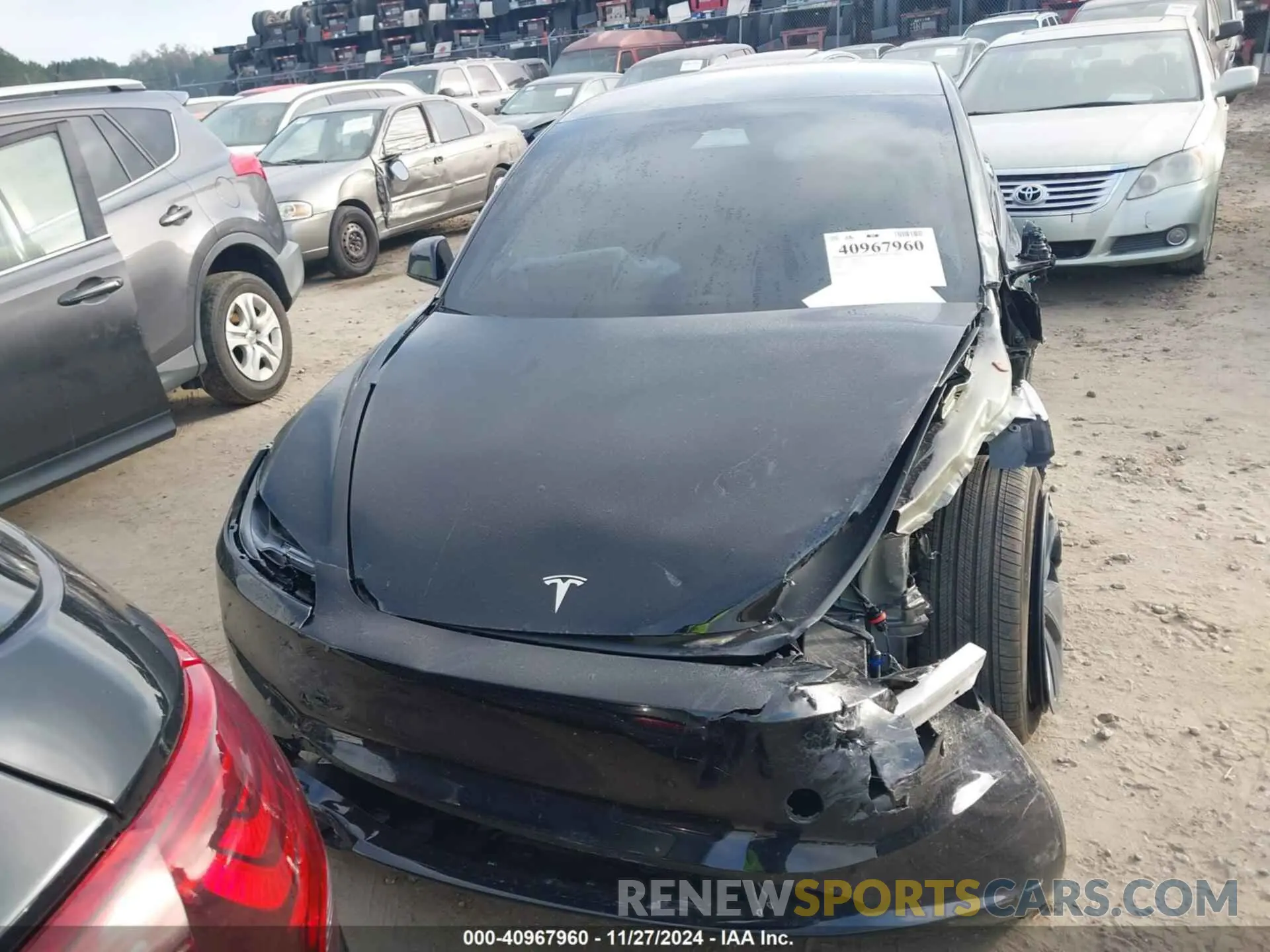 11 fotografías del automóvil dañado 5YJ3E1EA4RF835779 TESLA MODEL 3 2024