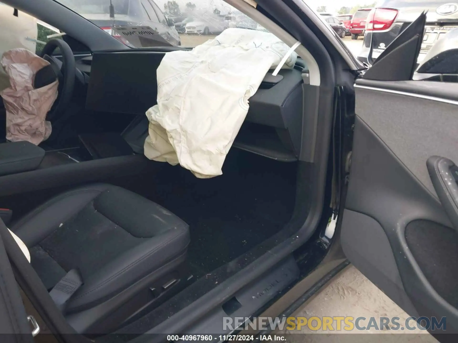 5 fotografías del automóvil dañado 5YJ3E1EA4RF835779 TESLA MODEL 3 2024