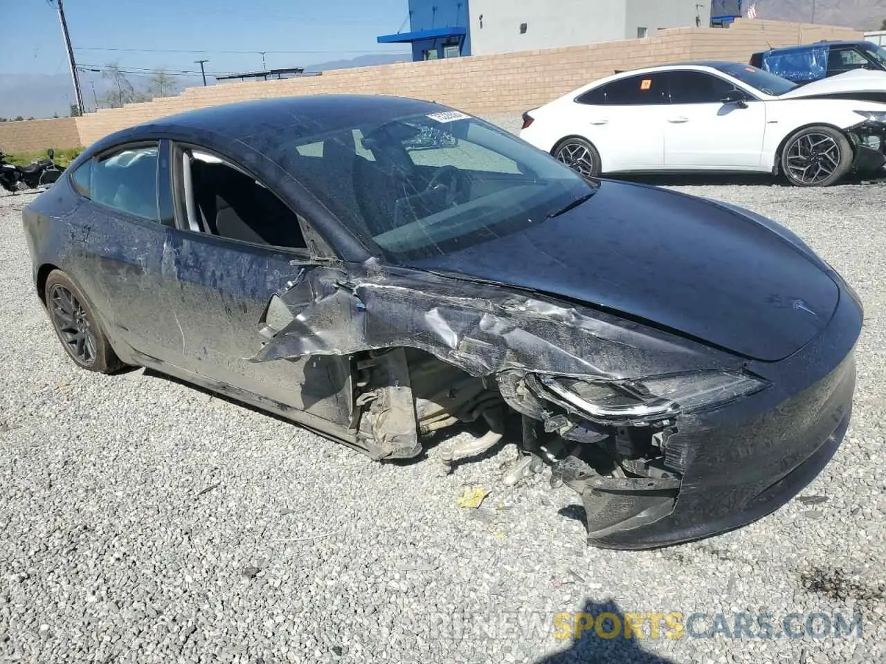 4 fotografías del automóvil dañado 5YJ3E1EA4RF846815 TESLA MODEL 3 2024