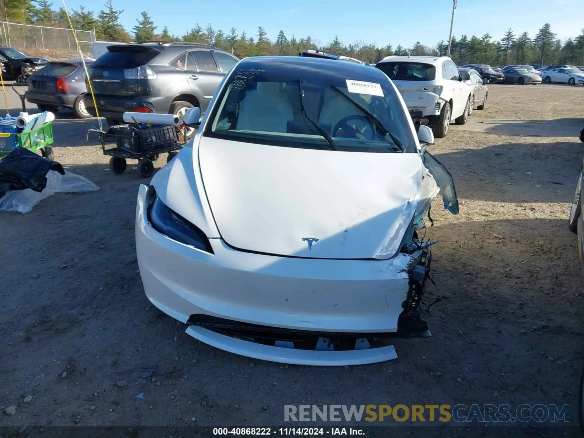12 fotografías del automóvil dañado 5YJ3E1EA4RF849567 TESLA MODEL 3 2024