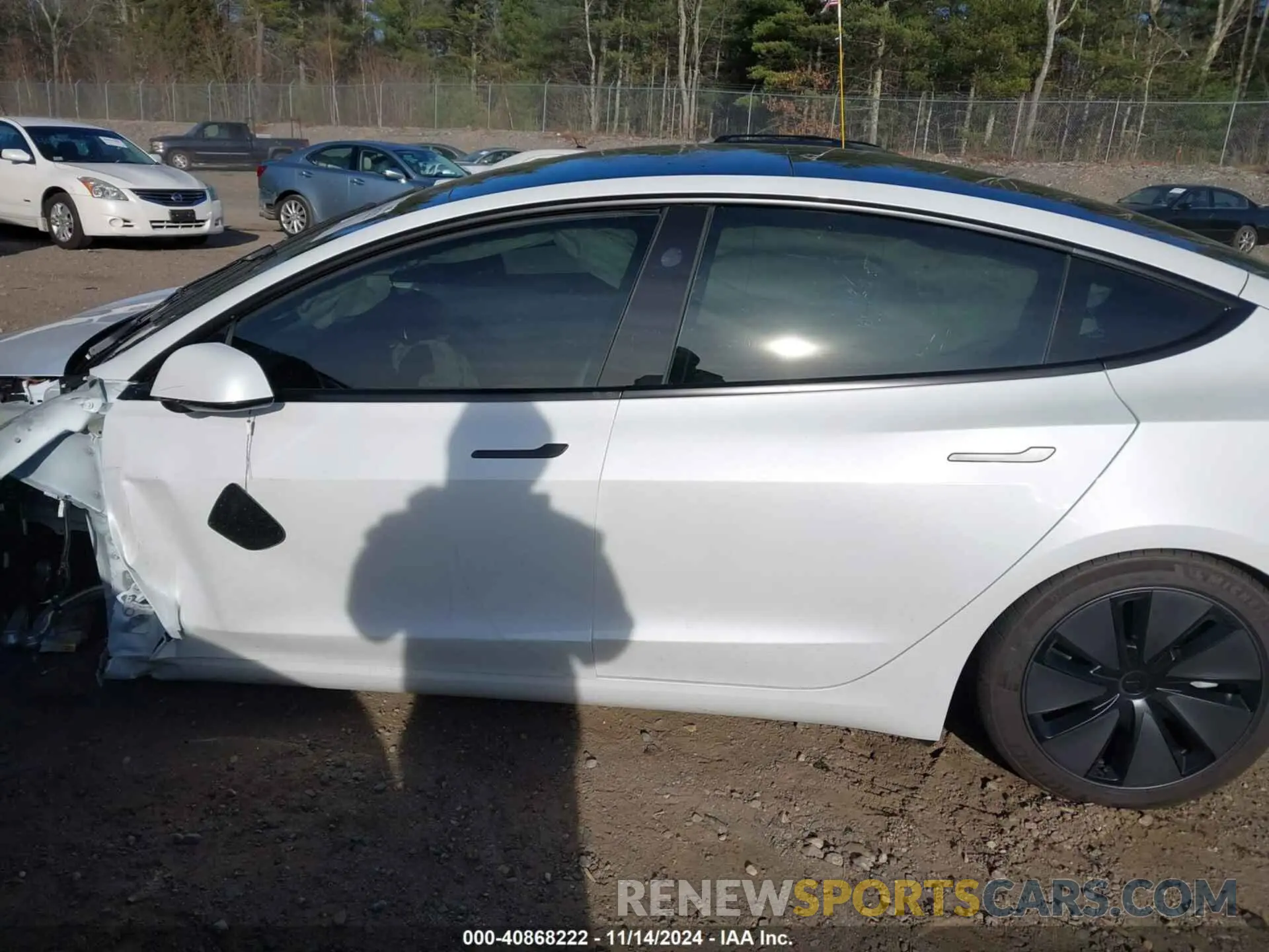 14 fotografías del automóvil dañado 5YJ3E1EA4RF849567 TESLA MODEL 3 2024