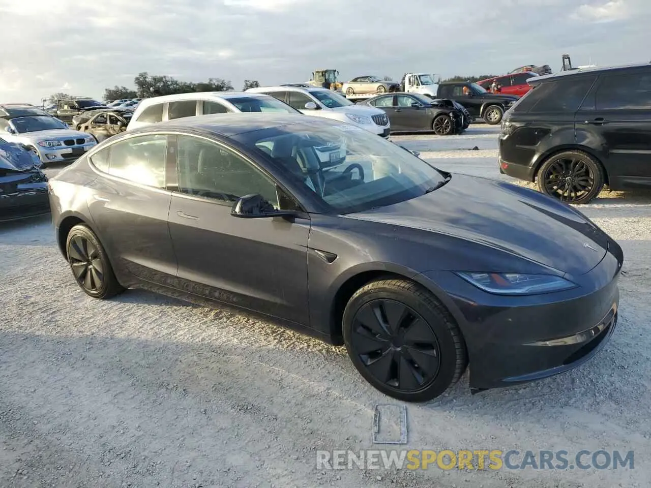 4 fotografías del automóvil dañado 5YJ3E1EA4RF871956 TESLA MODEL 3 2024