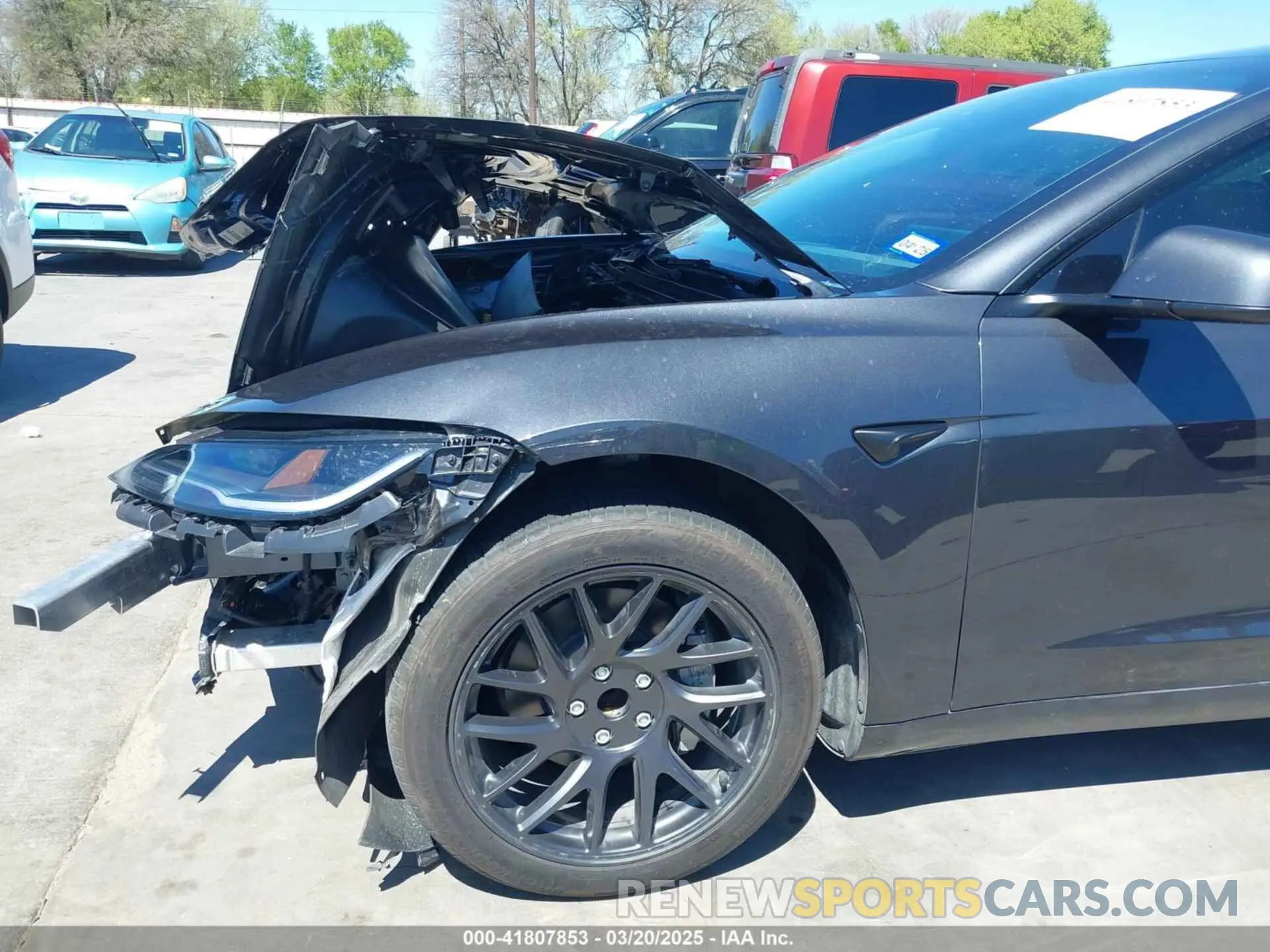 13 fotografías del automóvil dañado 5YJ3E1EA5RF718857 TESLA MODEL 3 2024