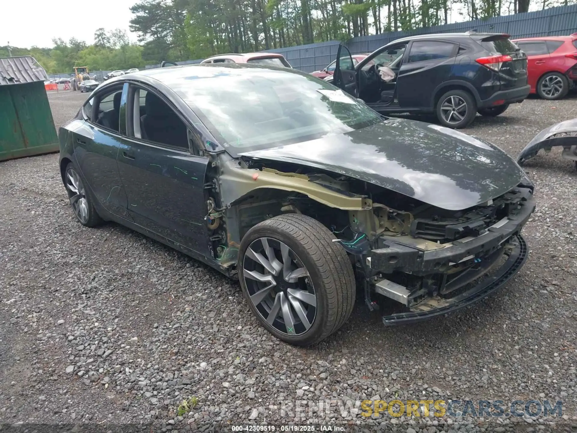 1 fotografías del automóvil dañado 5YJ3E1EA5RF722519 TESLA MODEL 3 2024