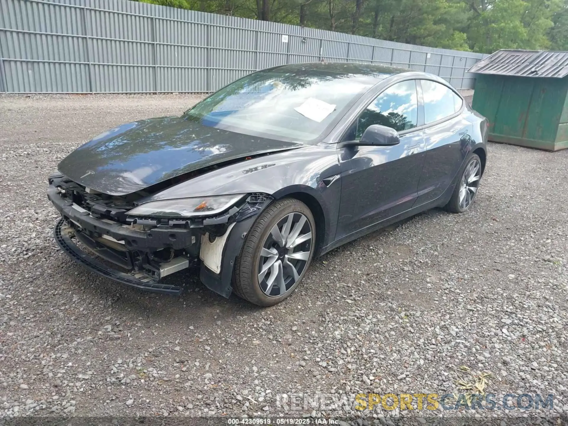 2 fotografías del automóvil dañado 5YJ3E1EA5RF722519 TESLA MODEL 3 2024