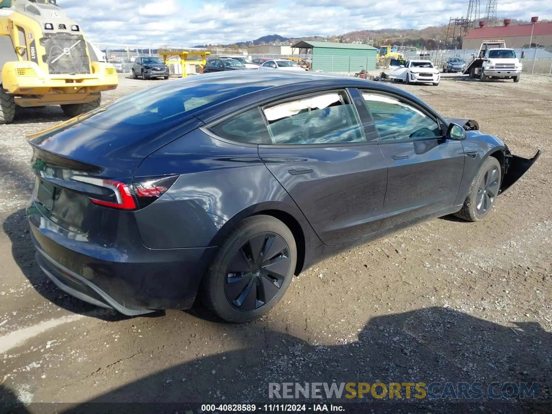 4 fotografías del automóvil dañado 5YJ3E1EA5RF735545 TESLA MODEL 3 2024