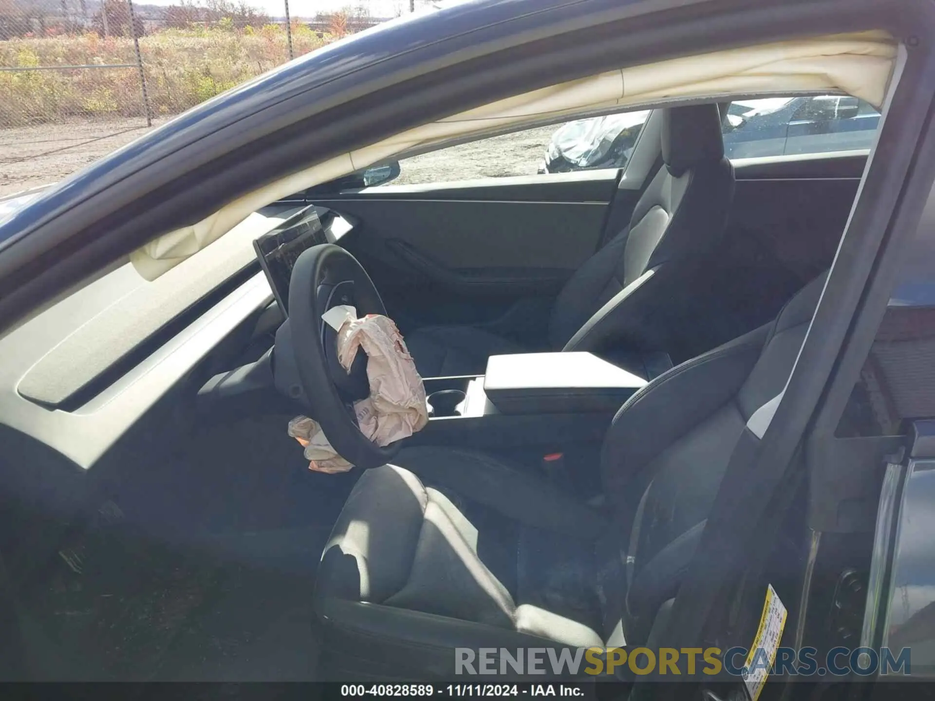 5 fotografías del automóvil dañado 5YJ3E1EA5RF735545 TESLA MODEL 3 2024