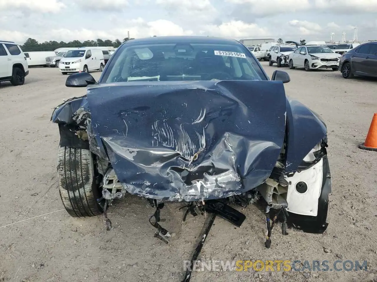 5 fotografías del automóvil dañado 5YJ3E1EA5RF741345 TESLA MODEL 3 2024