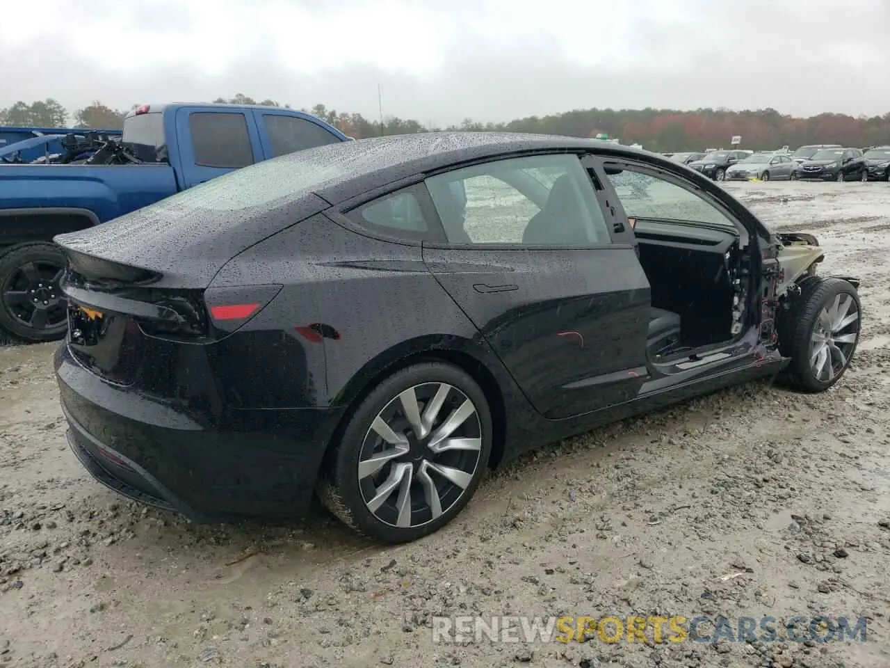 3 fotografías del automóvil dañado 5YJ3E1EA5RF748960 TESLA MODEL 3 2024