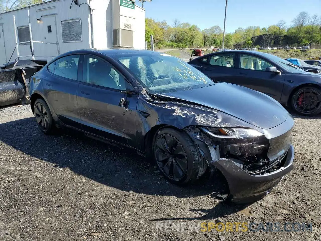 4 fotografías del automóvil dañado 5YJ3E1EA5RF771297 TESLA MODEL 3 2024