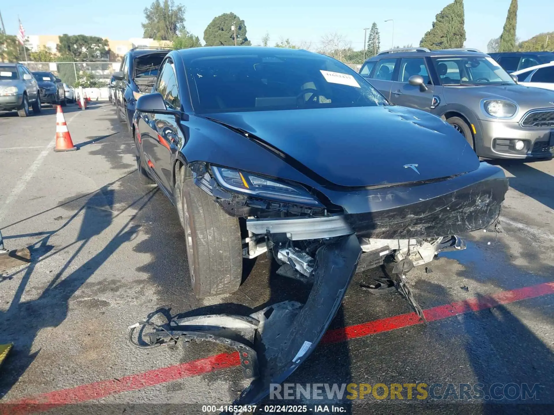 1 fotografías del automóvil dañado 5YJ3E1EA5RF783661 TESLA MODEL 3 2024