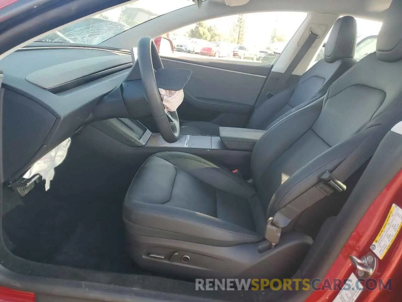 7 fotografías del automóvil dañado 5YJ3E1EA5RF784955 TESLA MODEL 3 2024