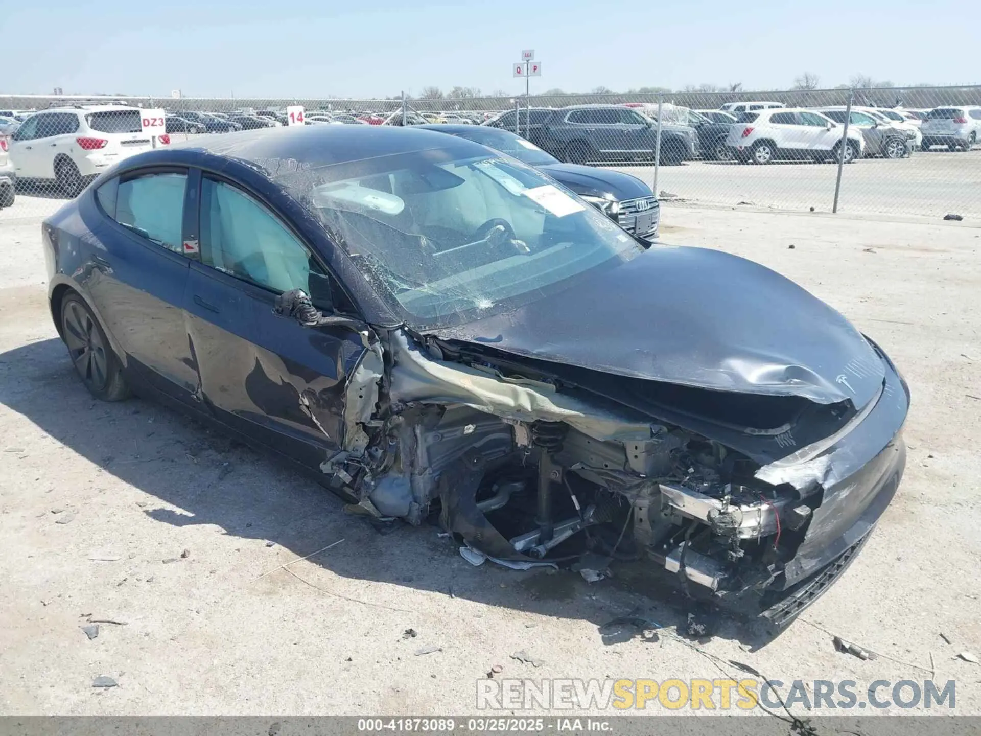 1 fotografías del automóvil dañado 5YJ3E1EA5RF843972 TESLA MODEL 3 2024