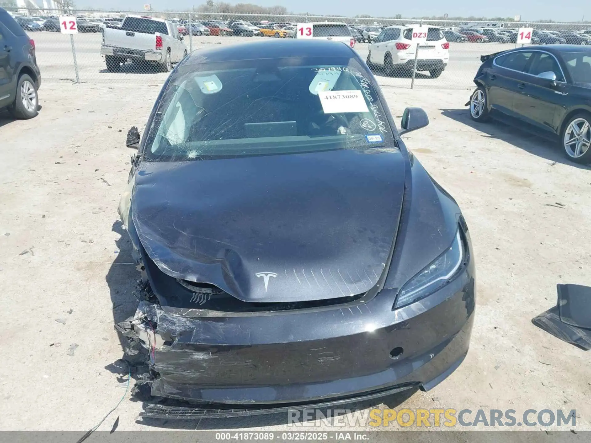11 fotografías del automóvil dañado 5YJ3E1EA5RF843972 TESLA MODEL 3 2024