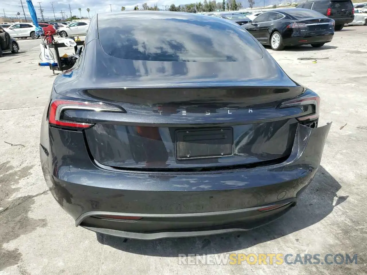 6 fotografías del automóvil dañado 5YJ3E1EA5RF844488 TESLA MODEL 3 2024
