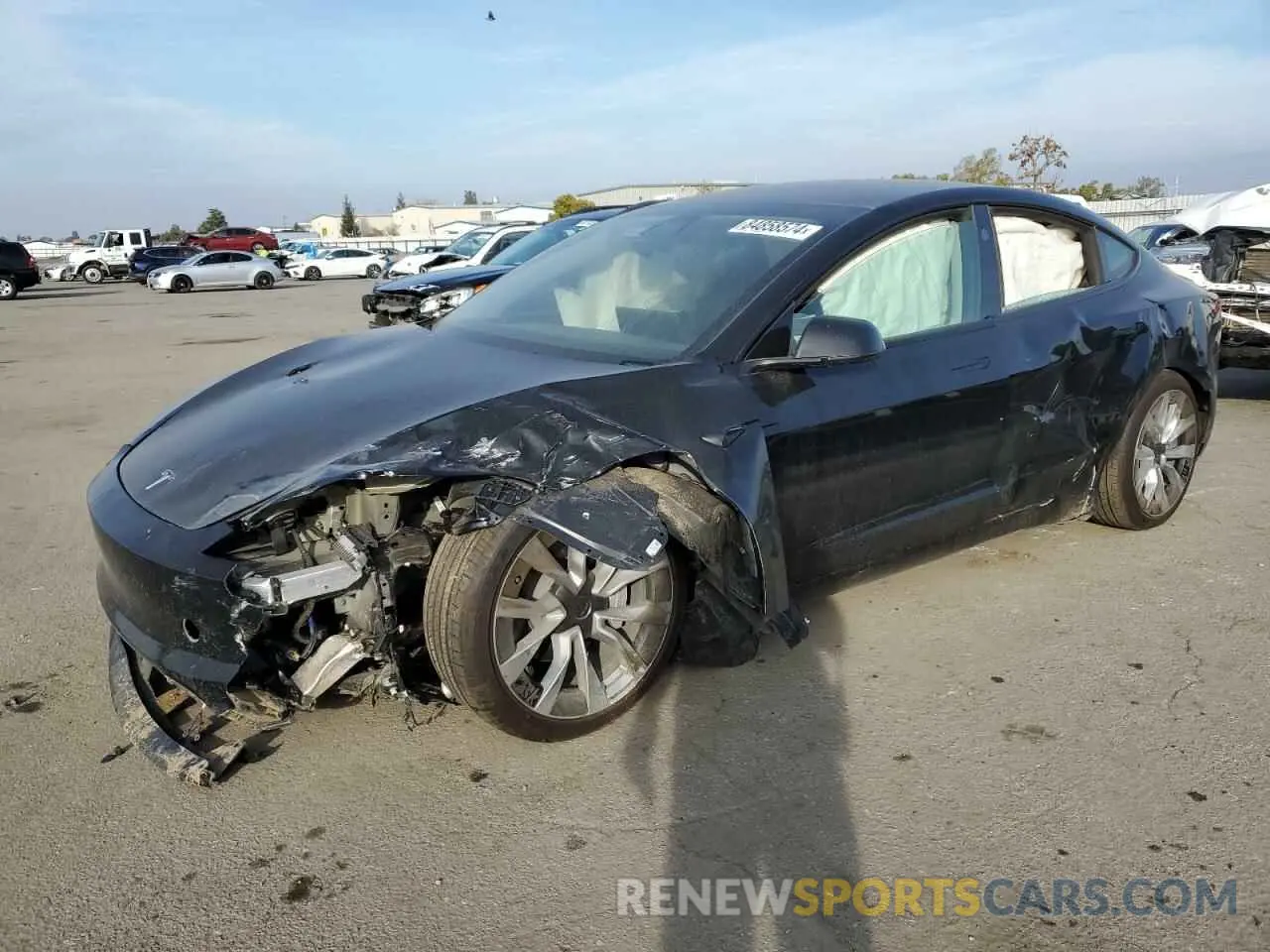 1 fotografías del automóvil dañado 5YJ3E1EA5RF870167 TESLA MODEL 3 2024