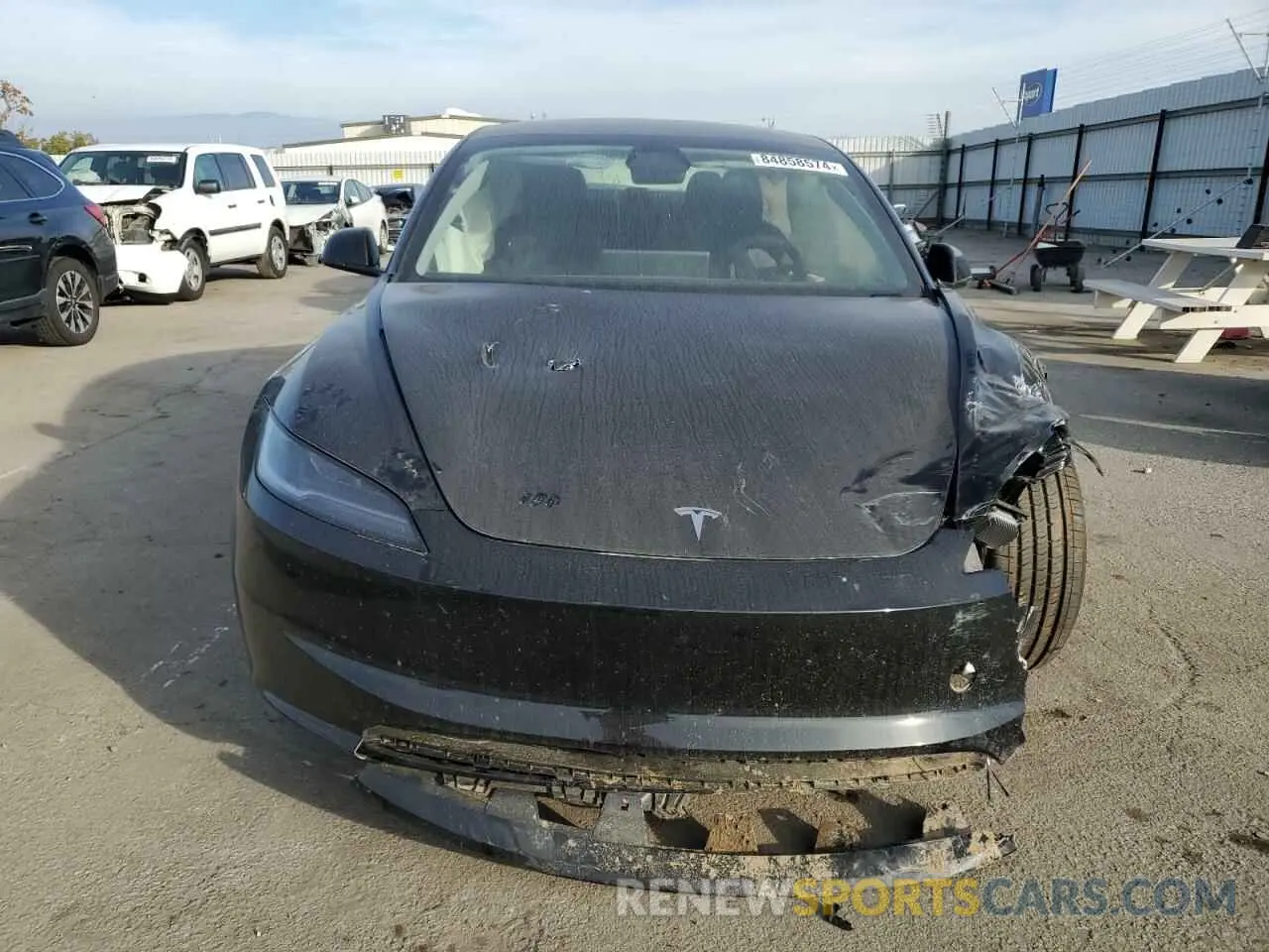 5 fotografías del automóvil dañado 5YJ3E1EA5RF870167 TESLA MODEL 3 2024