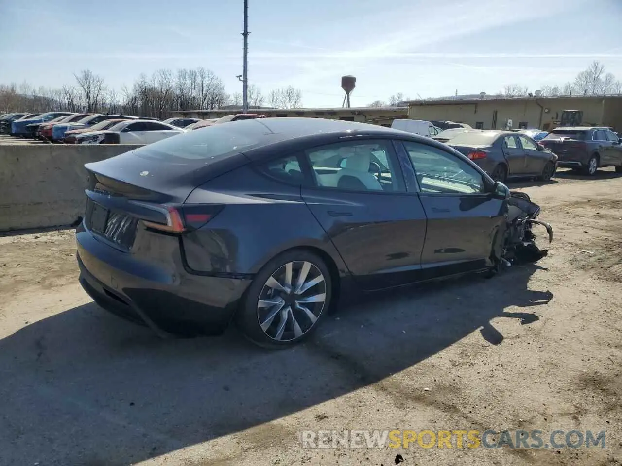 3 fotografías del automóvil dañado 5YJ3E1EA5RF871819 TESLA MODEL 3 2024
