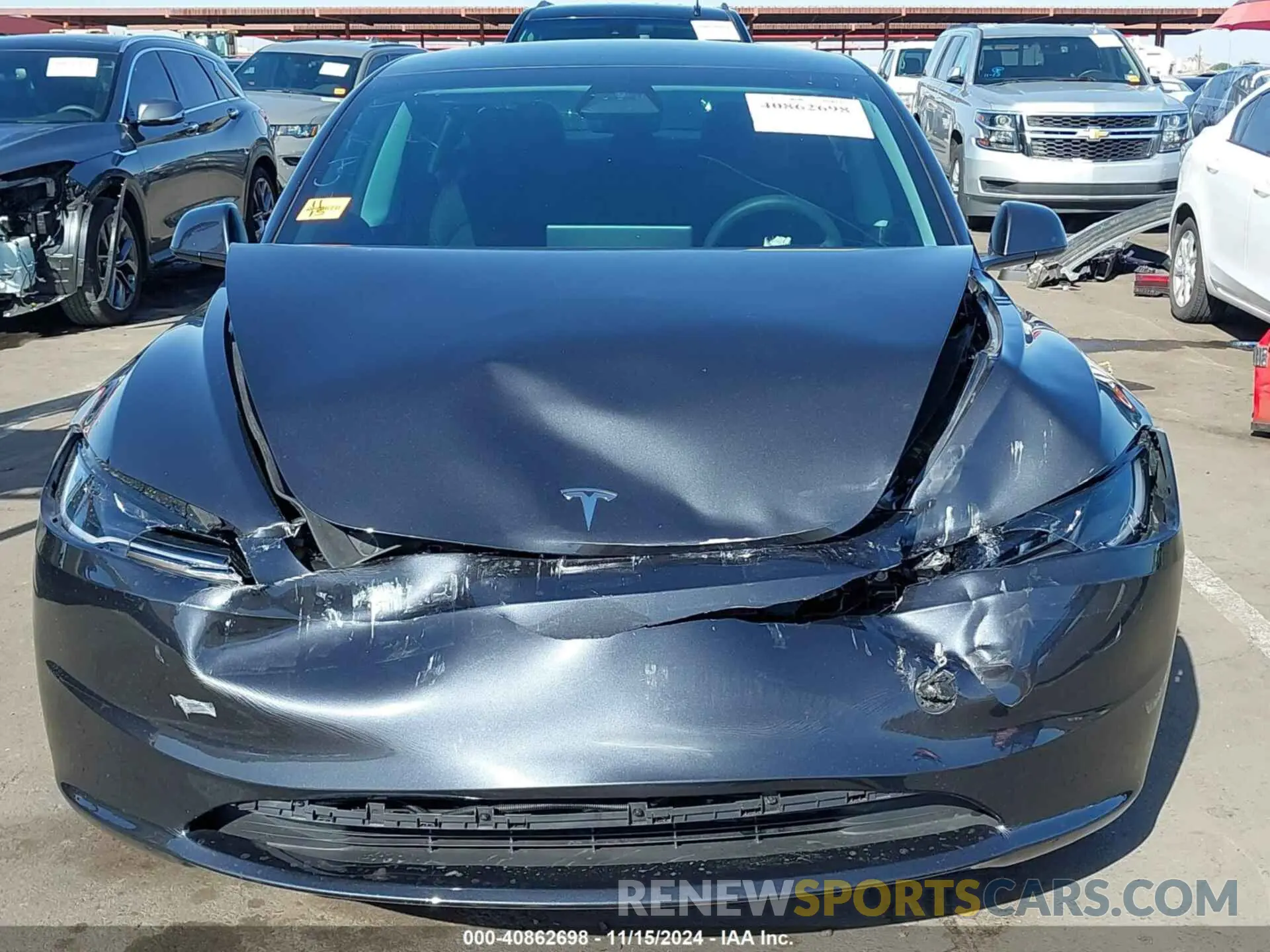 12 fotografías del automóvil dañado 5YJ3E1EA6RF727891 TESLA MODEL 3 2024