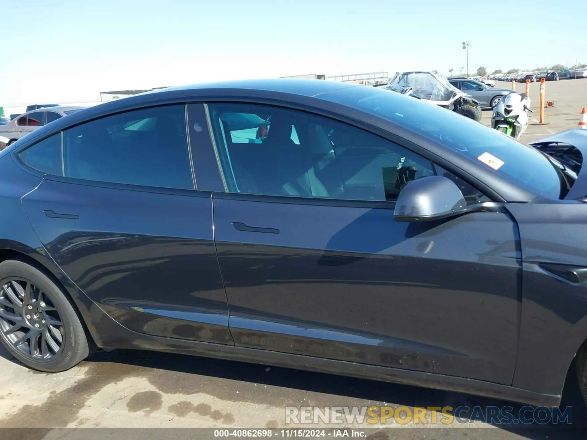 13 fotografías del automóvil dañado 5YJ3E1EA6RF727891 TESLA MODEL 3 2024