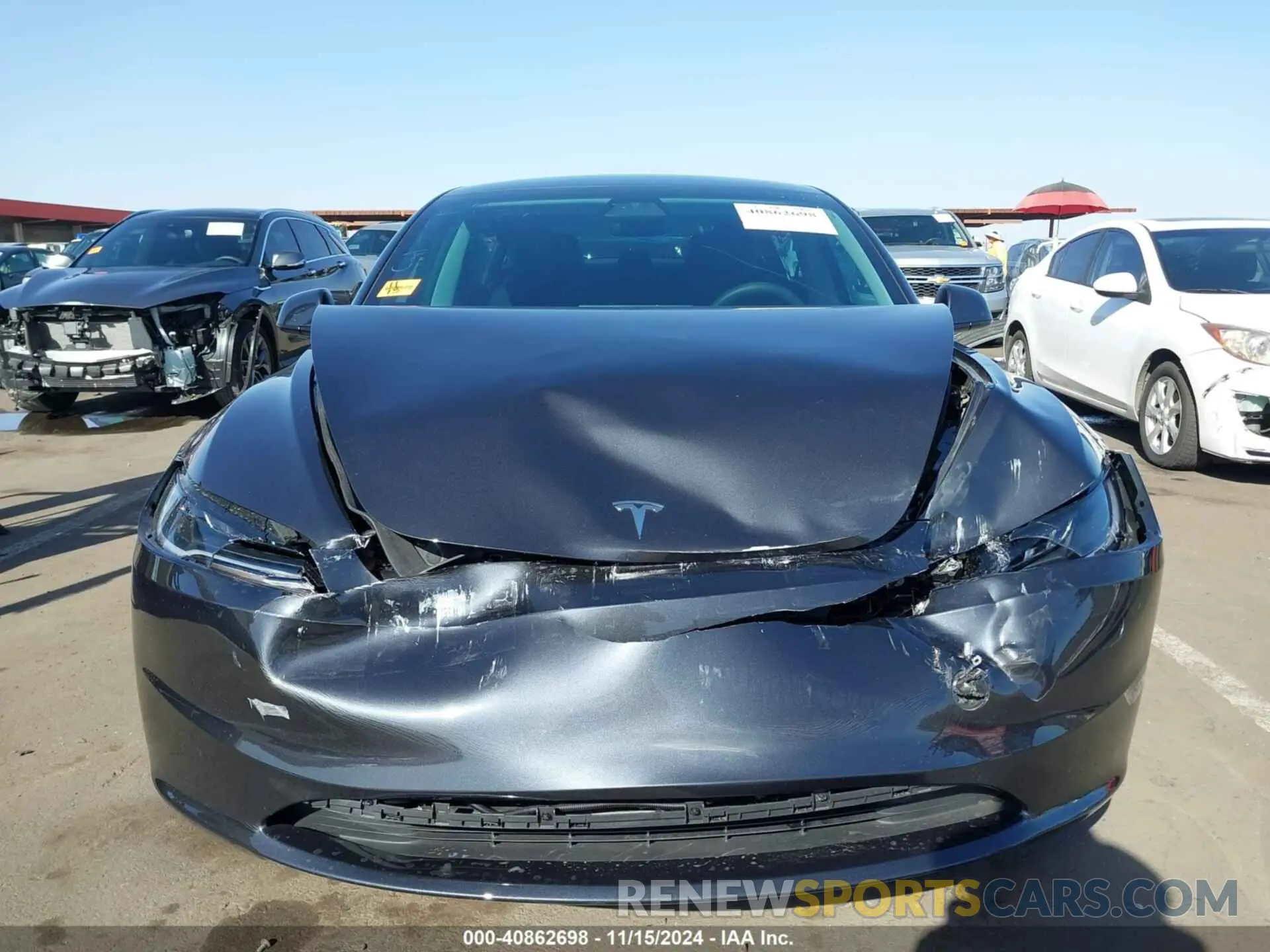 6 fotografías del automóvil dañado 5YJ3E1EA6RF727891 TESLA MODEL 3 2024