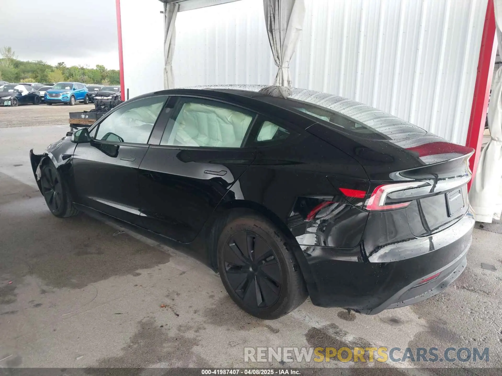 3 fotografías del automóvil dañado 5YJ3E1EA6RF731312 TESLA MODEL 3 2024