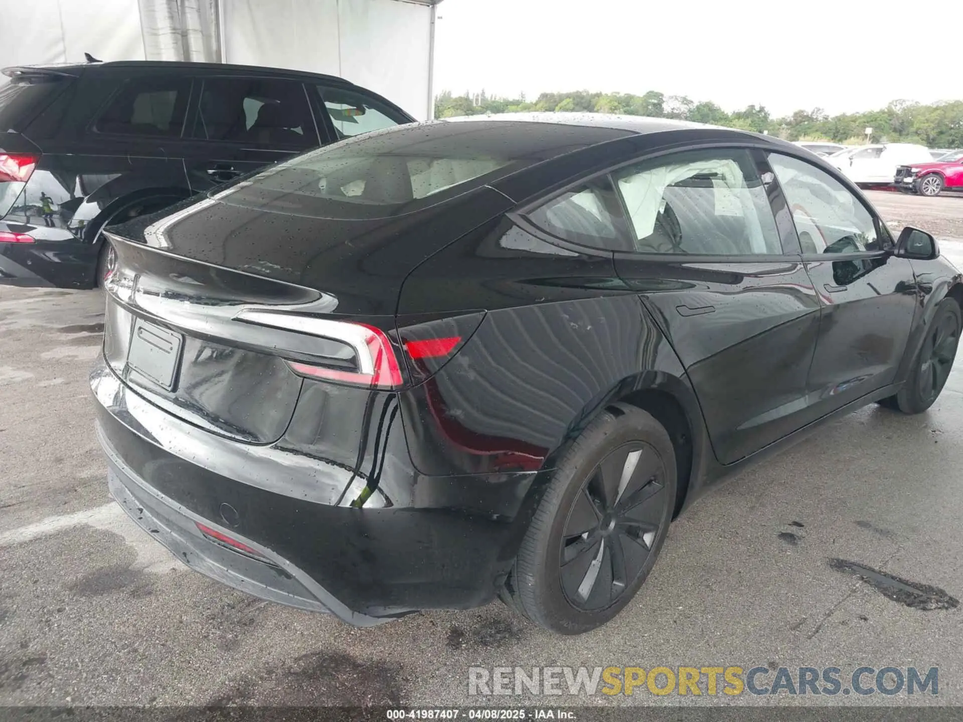 4 fotografías del automóvil dañado 5YJ3E1EA6RF731312 TESLA MODEL 3 2024
