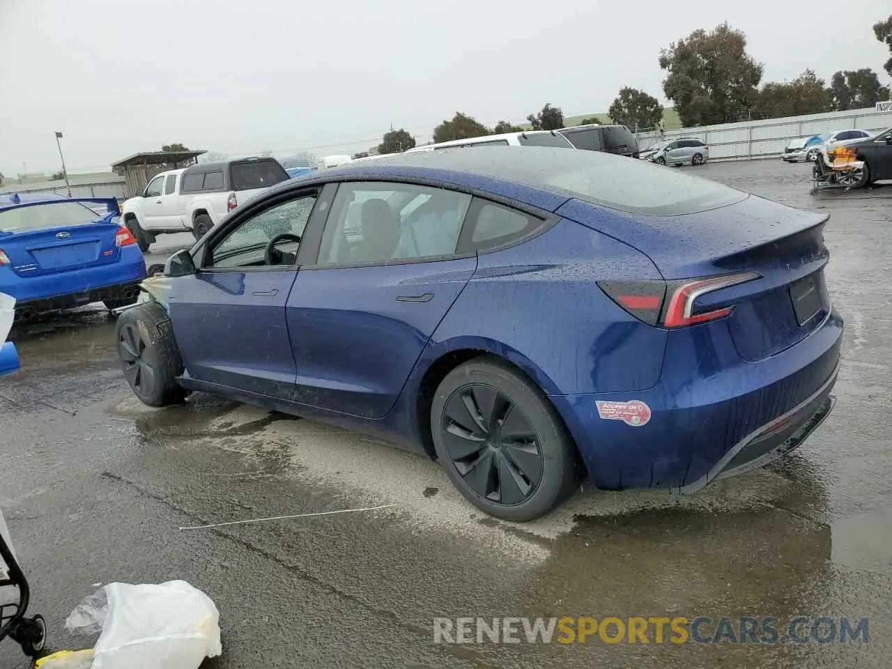 2 fotografías del automóvil dañado 5YJ3E1EA6RF739880 TESLA MODEL 3 2024