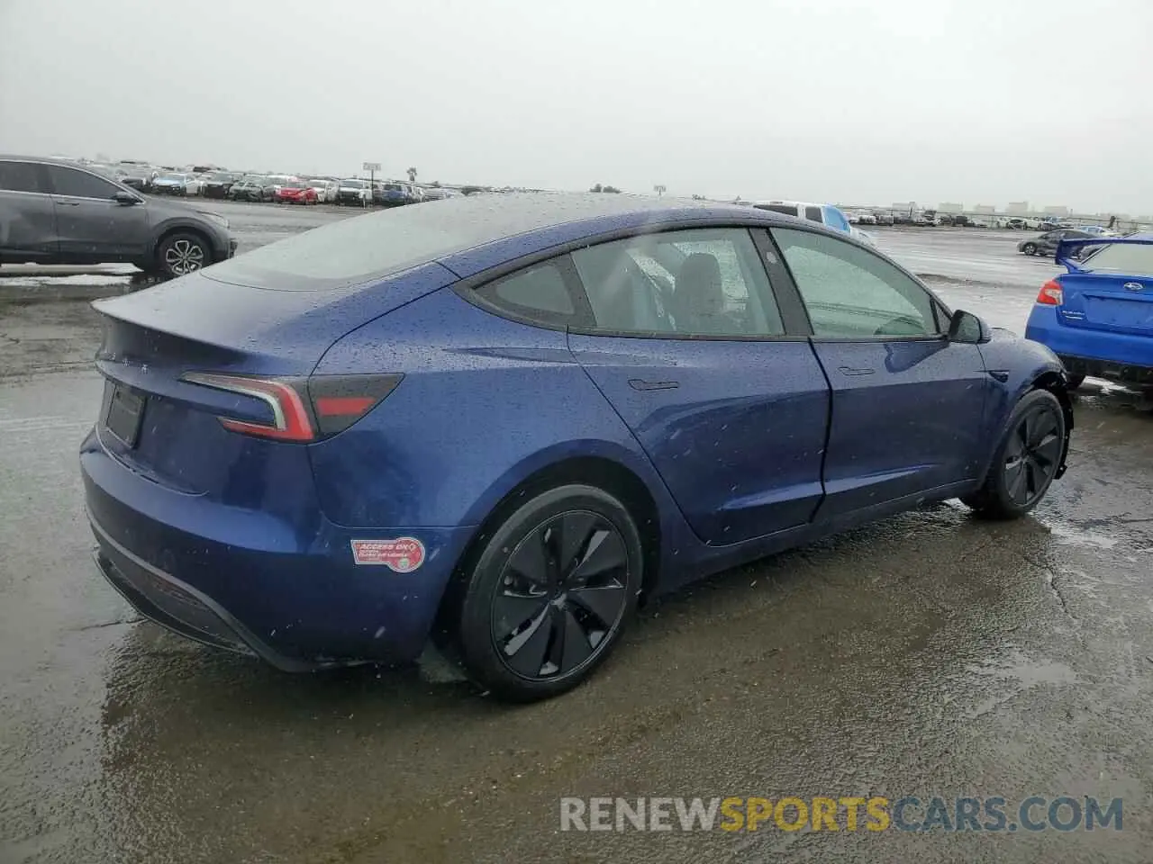 3 fotografías del automóvil dañado 5YJ3E1EA6RF739880 TESLA MODEL 3 2024
