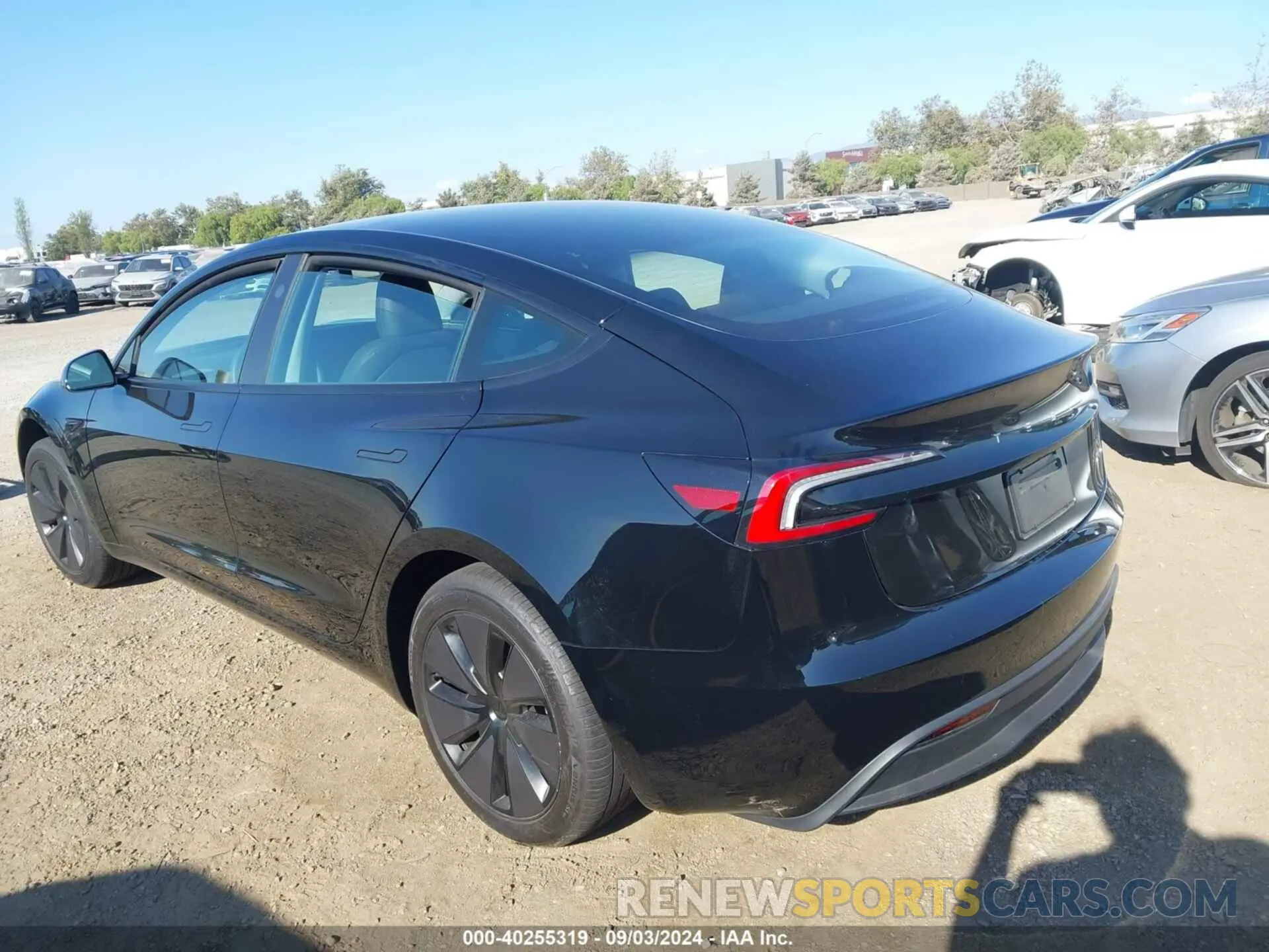 3 fotografías del automóvil dañado 5YJ3E1EA6RF739913 TESLA MODEL 3 2024