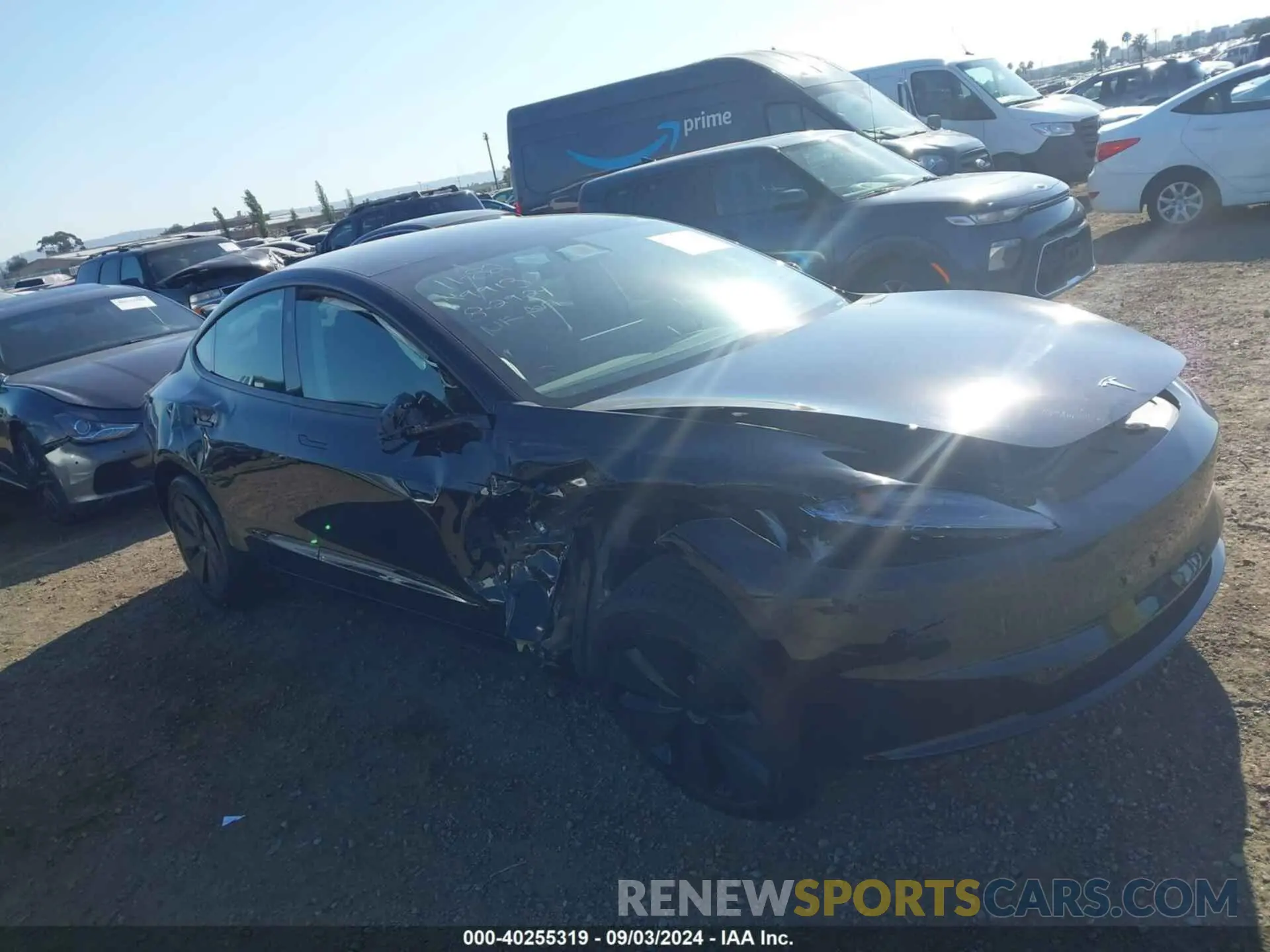 6 fotografías del automóvil dañado 5YJ3E1EA6RF739913 TESLA MODEL 3 2024