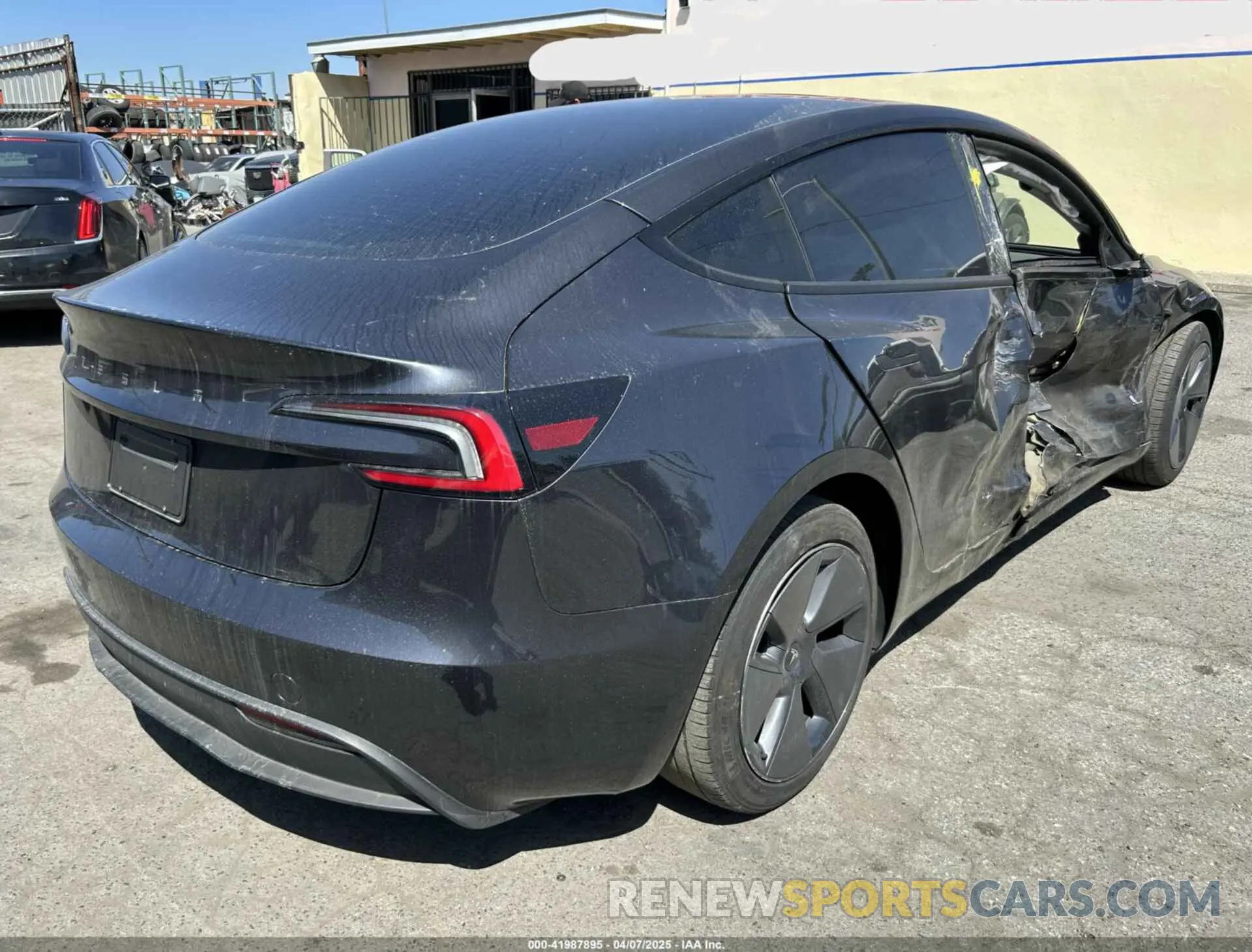 4 fotografías del automóvil dañado 5YJ3E1EA6RF742780 TESLA MODEL 3 2024