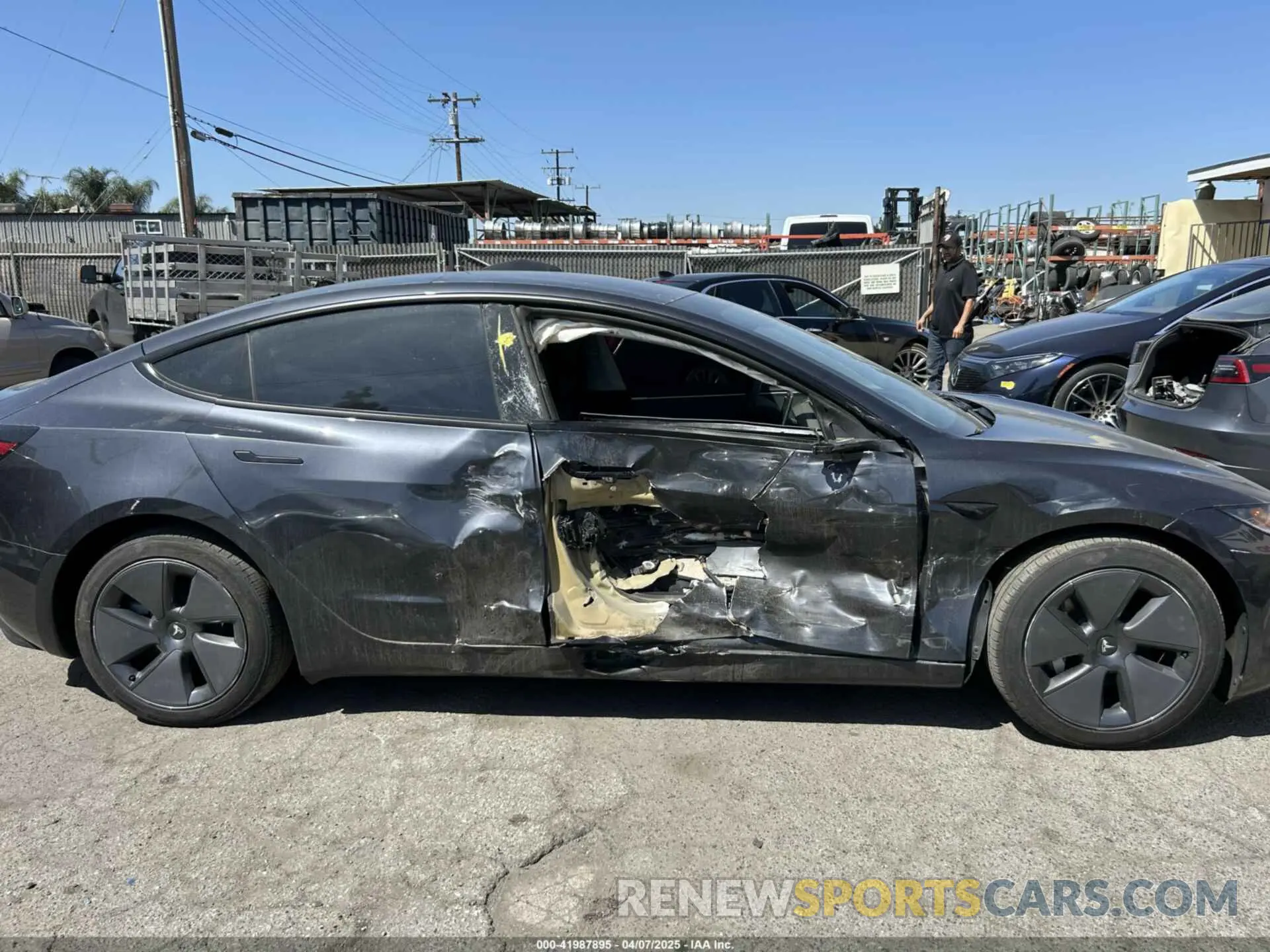 6 fotografías del automóvil dañado 5YJ3E1EA6RF742780 TESLA MODEL 3 2024