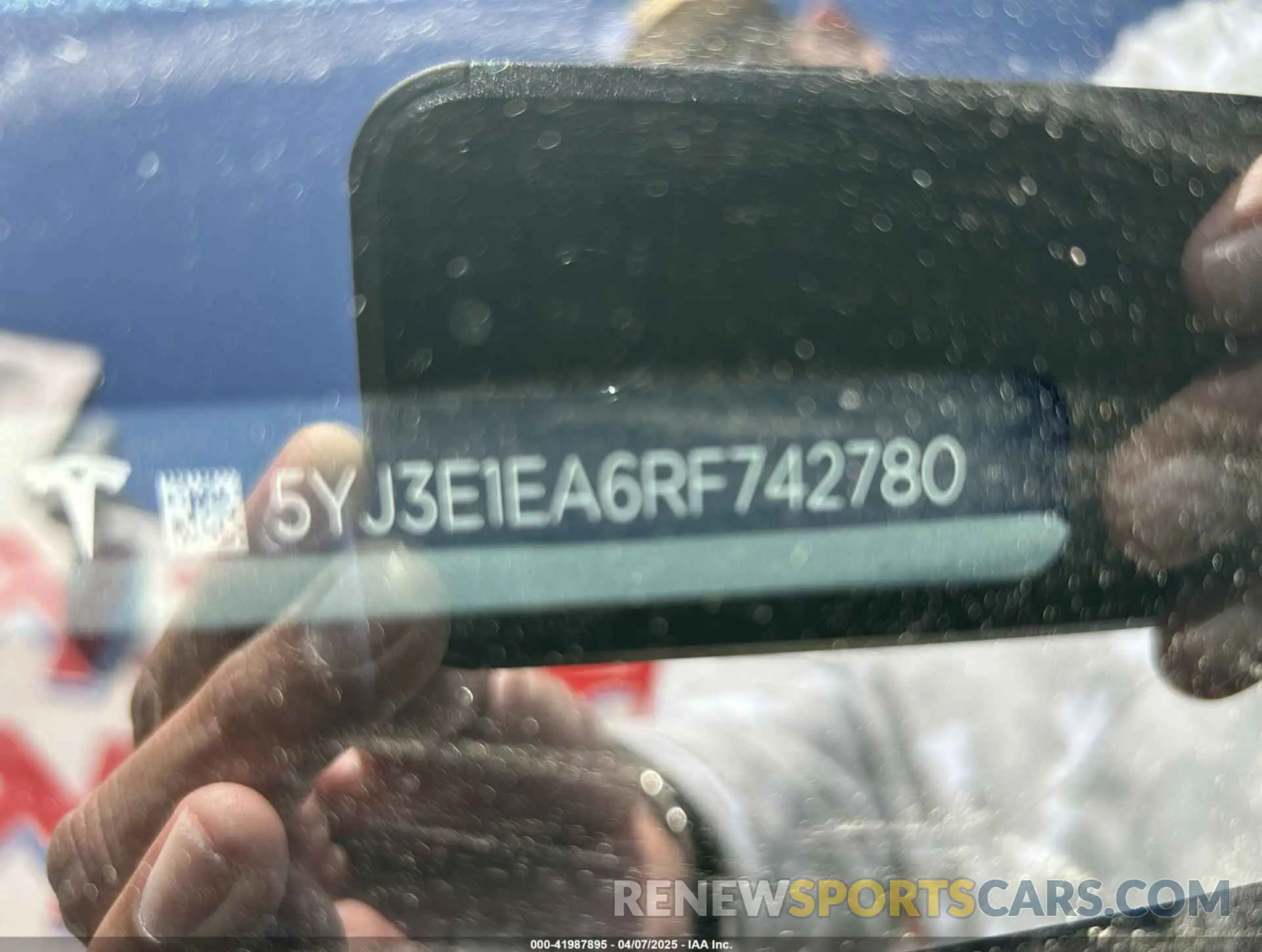 9 fotografías del automóvil dañado 5YJ3E1EA6RF742780 TESLA MODEL 3 2024